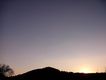 -Cielo3 dic 013- (31-dic-2013) 
Hora: 17:58
Vista: Hacia el Suroeste.
El sol poniéndose por allá por el cerro de Zepayautla en una tarde despejada.
